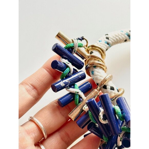 ZARA Rope Metal Bar Statement Princess Necklace - Picture 7 of 13